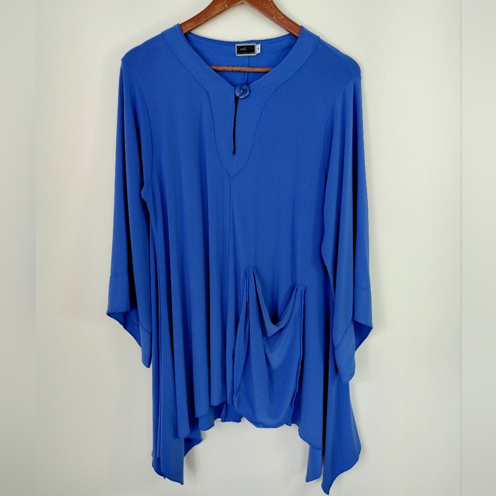 Sympli Tunic Dress Size 8 Blue